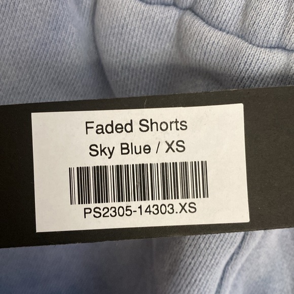 PESO Oversized Fated Shorts, Sky Blue - Picture 5 of 11